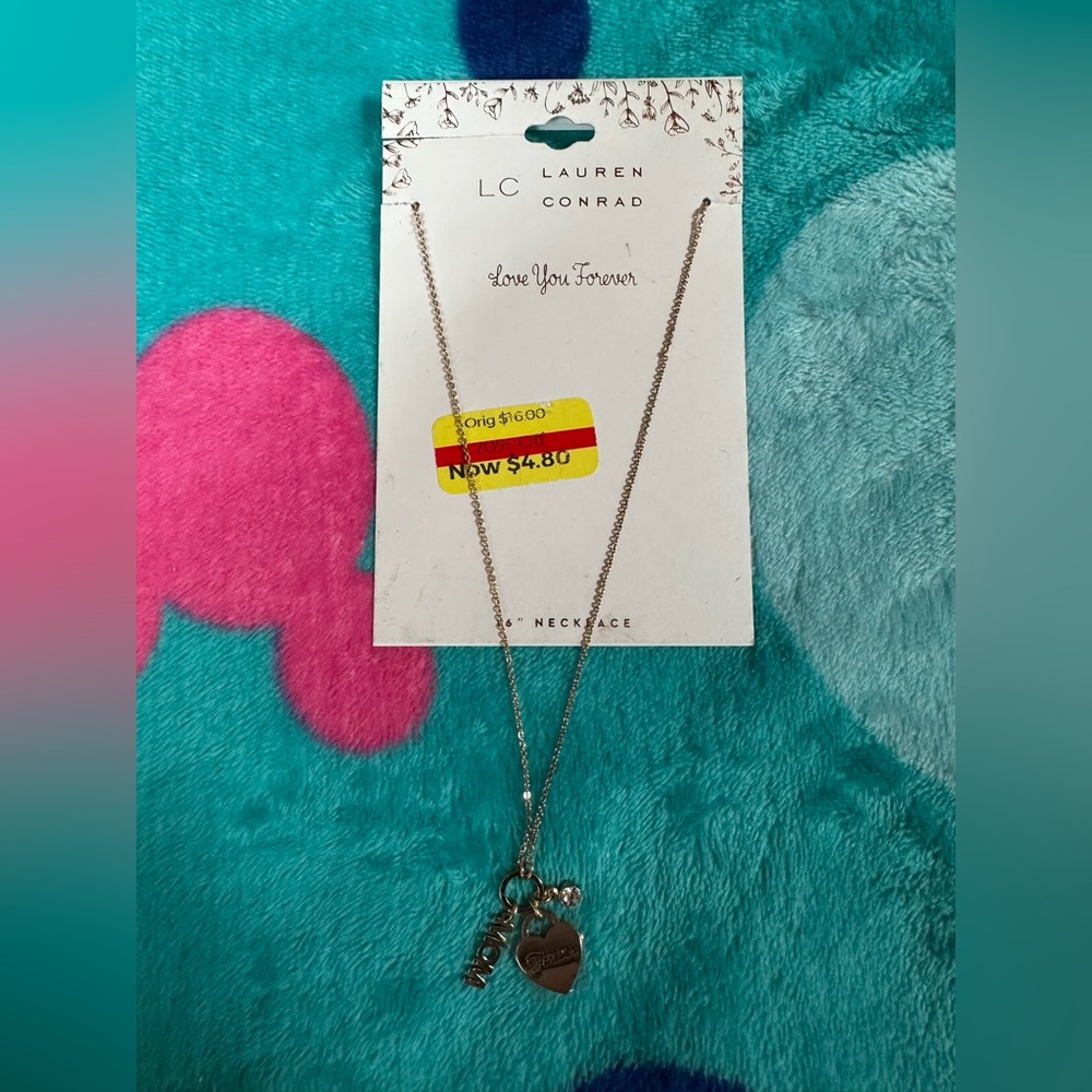 Lauren Conrad 16” Love You Forever Mom Necklace